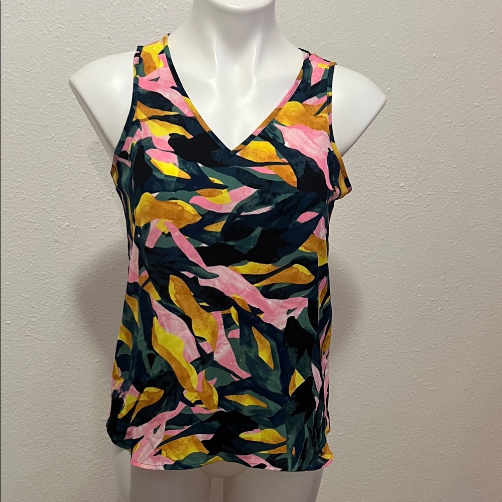 Apt 9 Colorful Sleeveless Top Sz Petite XS